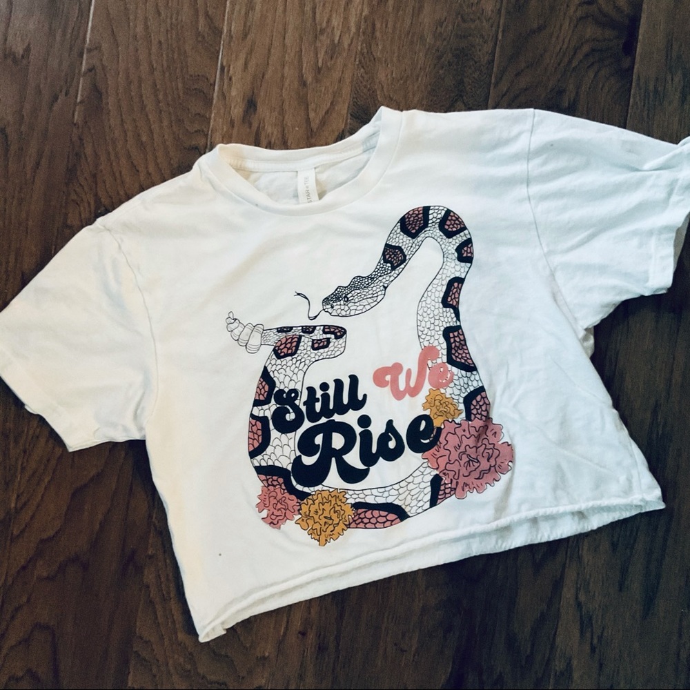 Sexy Unique STAR⭐️TEE Crop Top | Size XS